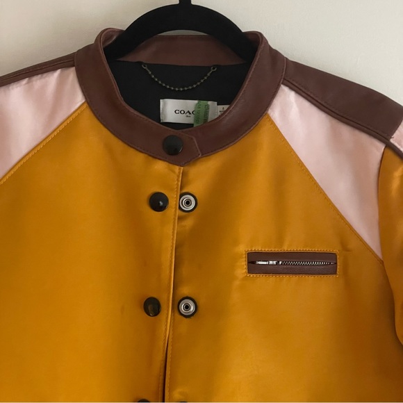 Coach 1941 Space Cruisers Leather Trim Bomber Jacket - Picture 4 of 14